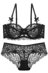 Elegant White Lace Lingerie Set