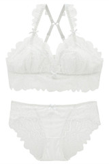 Free Shipping Purple Lace Lingerie Set