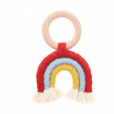 Vivid Rainbows Macrame Teether