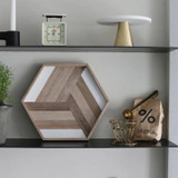 Wooden Geometric Tray
