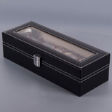 Leatherette Wrist Watch Display Box Organizer Storage Box Watch Holder Jewelry Display Case