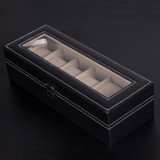 Leatherette Wrist Watch Display Box Organizer Storage Box Watch Holder Jewelry Display Case