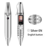 K07 Pen mini Cellphone 0.96" Tiny Screen GSM Dual SIM Camera Flashlight Bluetooth Dialer Mobile Phones with Recording pen