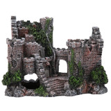 Aquarium Ancient Castle Decoration Resin Artificial Building Rocks Cave