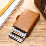 Unisex Metal Blocking RFID Wallet ID Card Case Aluminium Travel Business Credit Card Holder Wallet