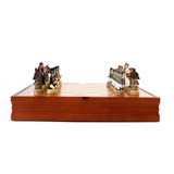 Chess Set Luxury Child Intelligence Game Historic Theme of Russian France a War Chess Sets  Only Chess pieces
