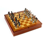 Chess Set Luxury Child Intelligence Game Historic Theme of Russian France a War Chess Sets  Only Chess pieces