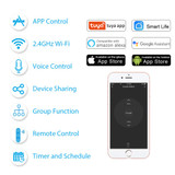 Tuya Smart Life WiFi Blind Curtain Switch with Remote for Electric Roller Shutter Sunscreen Google Home Amazon Alexa Smart Home