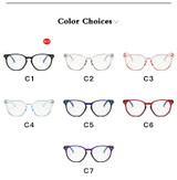 Anti Blue Light Computer Glasses Frame Men Women Transparent