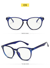 Anti Blue Light Computer Glasses Frame Men Women Transparent