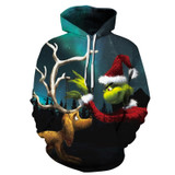 New Grinch Christmas All Over Hoodies