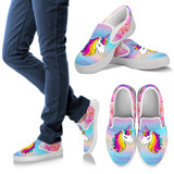 Unicorn Euphoria Women's Slip Ons