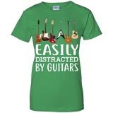 Easily Distracter By Guitar Tshirt