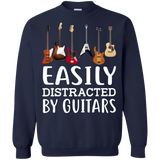 Easily Distracter By Guitar Tshirt