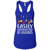 Easily Distracter By Guitar Tshirt