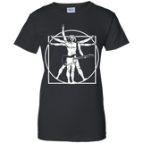 Vitruvian Man Guitar Shirt Da Vinci Guitar Tshirt