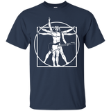 Vitruvian Man Guitar Shirt Da Vinci Guitar Tshirt