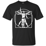 Vitruvian Man Guitar Shirt Da Vinci Guitar Tshirt