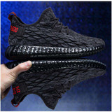 Men's shoes summer breathable flying woven mesh gym running shoes