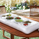 Inflatable Beer Table Pool Float Summer Water Party Air Mattress Ice Bucket Serving/Salad Bar Tray Food Drink Holder