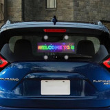 Leadleds Full Color Video Sign For Car Wireless Smart Led Car Sign DC9-36V