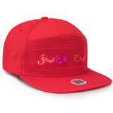 Leadleds Fixed Multicolor Led Sign Hat Scrolling Message by Bluetooth Program