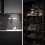 UNTCENT 18-LED Motion Sensor Wardrobe Light, Cupboard LED Lamp, USB Rechargeable Cabinet Lights Lamp