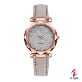 Ladies fashion Korean Rhinestone Rose Gold Quartz Watch Female Belt Watch Women's Watches Fashion Clock Watch Women Watches