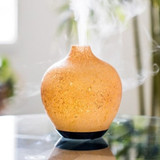 Luminating Artist-Created Glass Ultrasonic Essential Oil Aromatherapy Diffuser