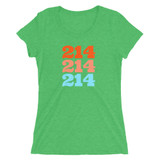 214 Area Code Dallas, Texas Women's T-Shirt