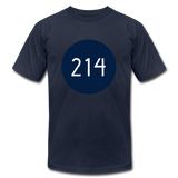 214 Area Code Dallas, Texas Men's T-shirt - Multiple Colors