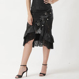 Lace Ruffled Skirt