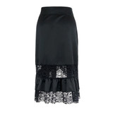 Lace Ruffled Skirt