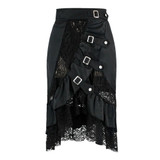 Lace Ruffled Skirt