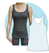 Clare tank top sewing pattern