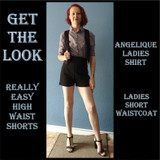 Ladies short waistcoat sewing pattern