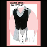 Ladies short waistcoat sewing pattern