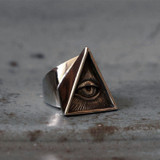 Mens Stainless Steel Biker Ring
