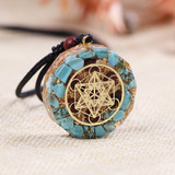 Orgonite & Metatron's Cube Energy Pendant