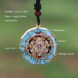 Orgonite & Metatron's Cube Energy Pendant