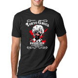 Men's Short Sleeve Tokyo Ghoul Kaneki Anime Tee
