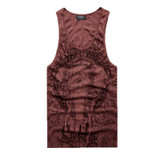 Men's Urban Style Buddha & Elephant Print Tank Top Tee Men's Urban Style Buddha & Elephant Print Tank Top Tee