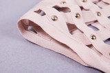 Women's Bandage Style Bodysuit w/ Hollow Out Rivet Design