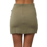 Women's High Waist Tie Up Irregular Vintage Wrap Skirt