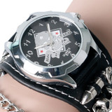 Cool Punk Bracelet Quartz Watch