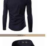 Men's Assorted Single Breasted Long Sleeve Solid Color Formal Shirt