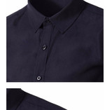 Men's Assorted Single Breasted Long Sleeve Solid Color Formal Shirt
