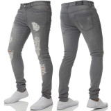 Men's Urban Style Ripped Denim Skinny Jeans Men's Urban Style Ripped Denim Skinny Jeans