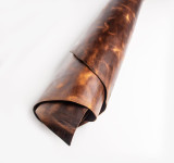 Passion Junetree LEATHER HIDES COW SKINS thick genuine leather about 2mm cowhide yellow brown color changing leather