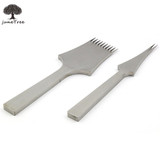 Junetree high quality Leather Craft Hole Punches Lacing Stitching Working Chisel Handmade Sewing tool 2.7/3.0/3.38/3.85